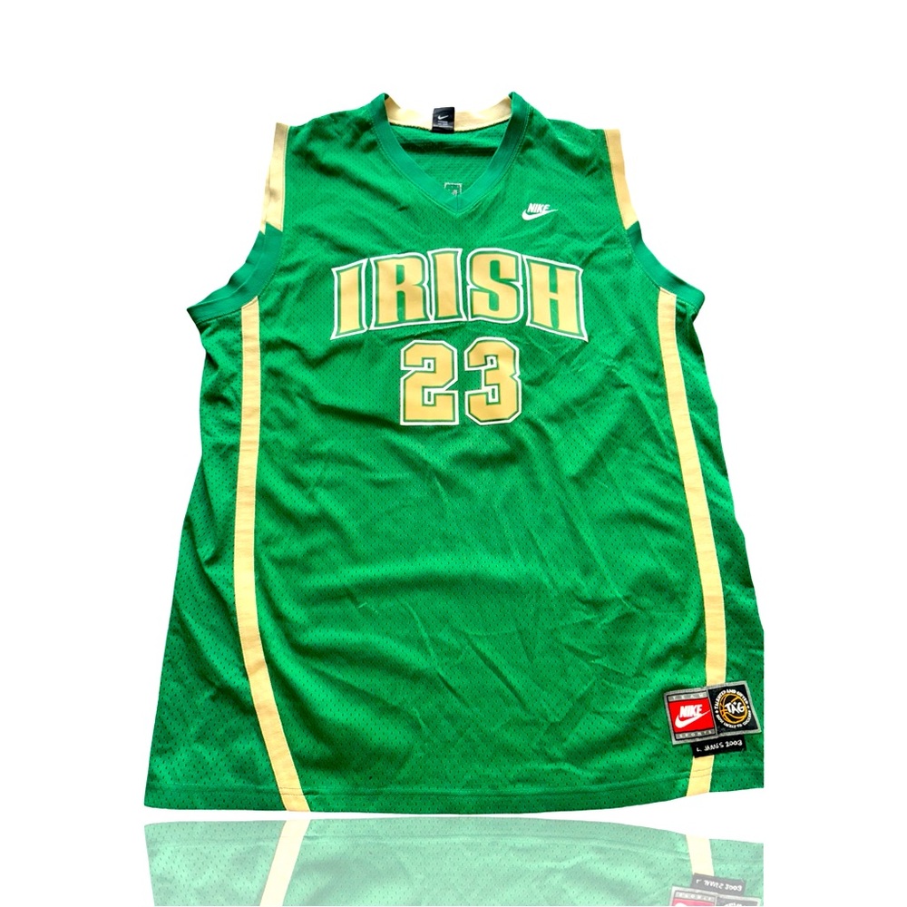 NIKE: Lebron James St. Mary’s IRISH Throwback Jersey Series: XXL: RARE: NBA